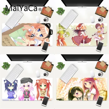

anime Neko sexy girl Rubber Mouse Durable Desktop Mousepad Gaming Mouse Mat xl xxl 800x300mm for Lol world of warcraft