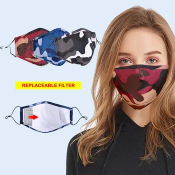 

Face Mask Anti Dust Fog Haze Reusable Kids Masks Respirator PM2.5 Filter 5 Layers Children Women Man Mouth Mask#5