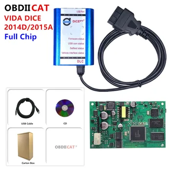 

Newest A+Quality For Vol-vo Vida Dice 2014D/2015A Full Languages Professional Car Diagnostic Tool Dice Pro Full Chip Green Board