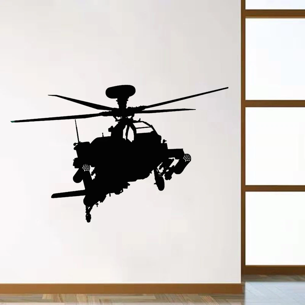 

Apache Wall Sticker Military Wall Sticker Vinyl Home Decor Boys Room Game Decals Removable Murals