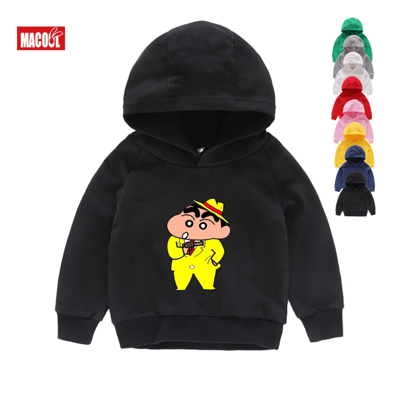 

2019 New Autumn Hoodies & Sweatshirts Hero Avengers Hot Game Hoodies Crayon Shin Chan Children Printing Hoodies & Sweatshirts