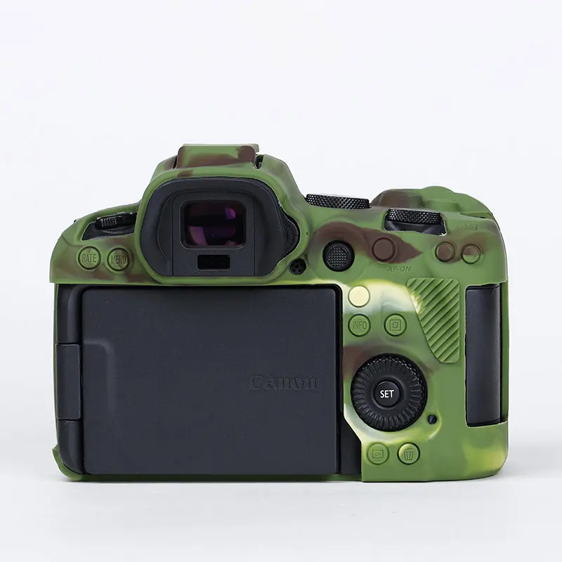 Silicone dslr câmera caso do corpo capa