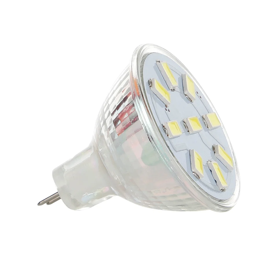 MR11 GU4 LED Bulbs 3W, AC/DC 10-30V 300LM, Equivalent For 30W Halogen Bulbs, Non-Dimmable No Flicker, 6-Pack (Color : Cool White 6000K