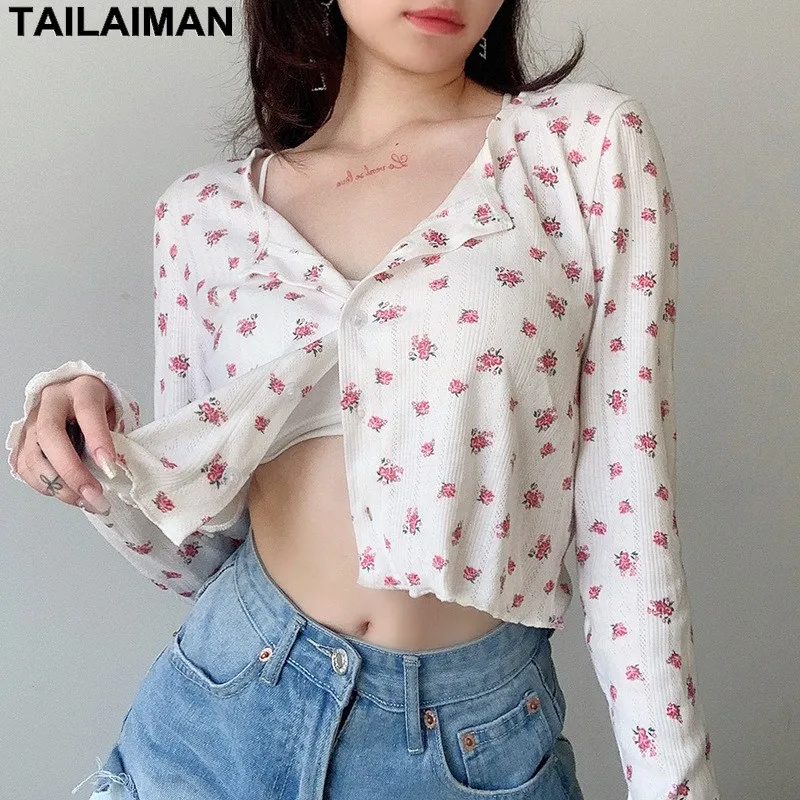 

2020 Lazy Style Slim Fashion Temperament Sweet Knit Short Top Women Flower Hollow Thin Section Girly Style Long Sleeve Cardigan