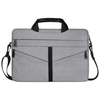 

Fashion Solid Color Business Style Laptop Notebook Sleeve Case Carry Bag Shockproof Handbag Suitable For Macbook