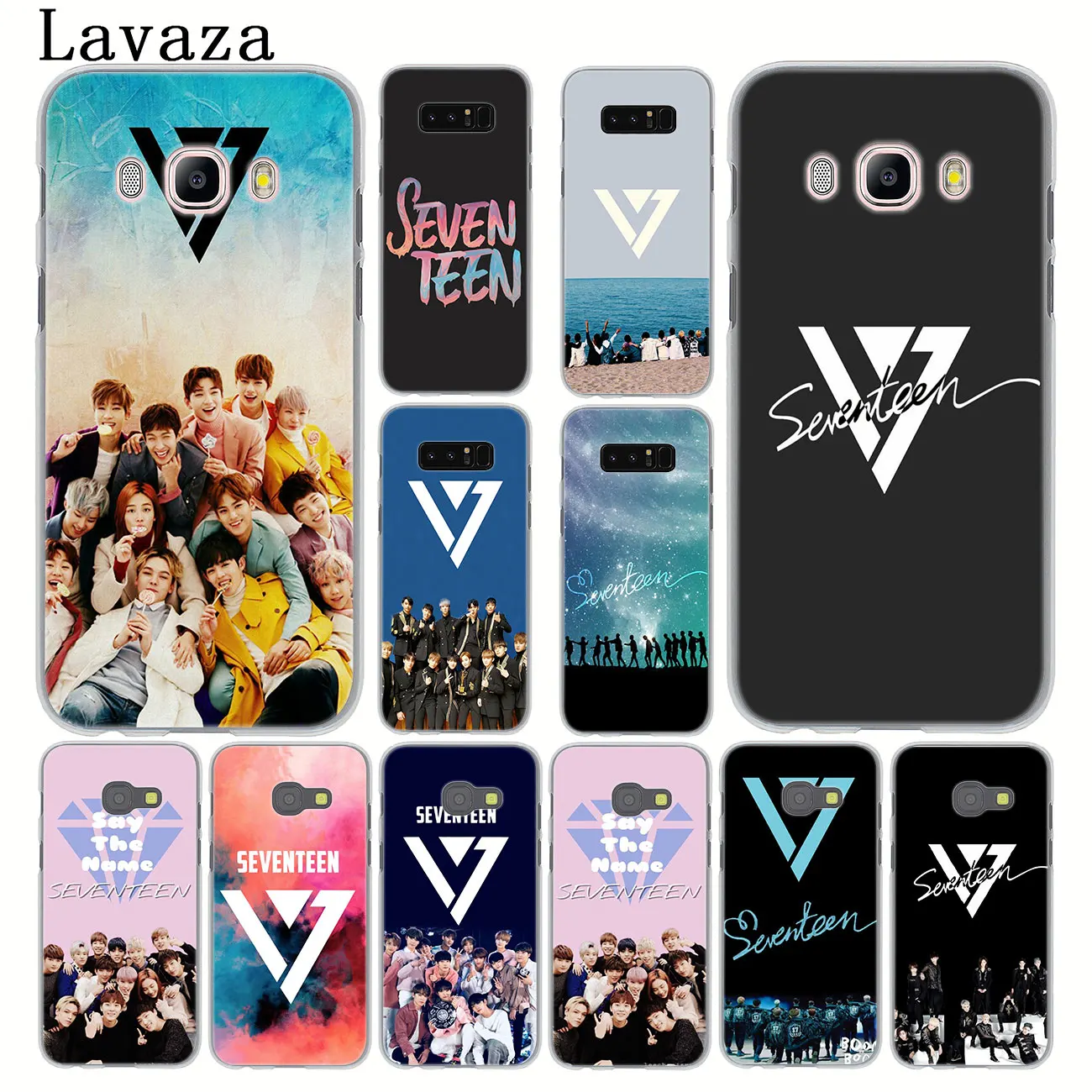 Lavaza Seventeen17 Kpop группа жесткий чехол для телефона samsung Galaxy Note 10 9 8 A9 A8 A7 A6 плюс 2018 A3 A5
