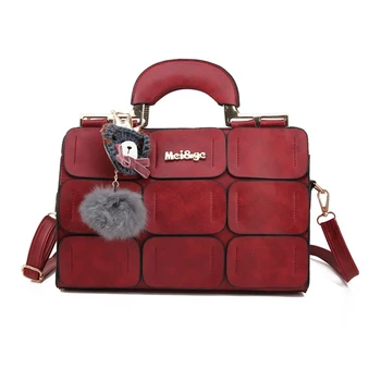 

Bag Women Suture Bag Boston Inclined Shoulder Handbags Leather Bag
