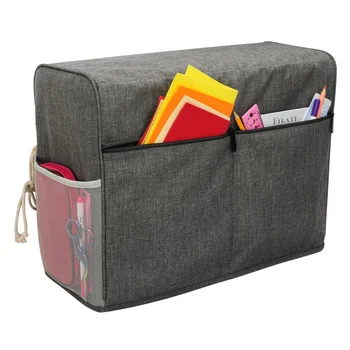 

Household Sewing Machine Dust Cover With Storage Pockets For Needles & Accessories Home Tool Bag