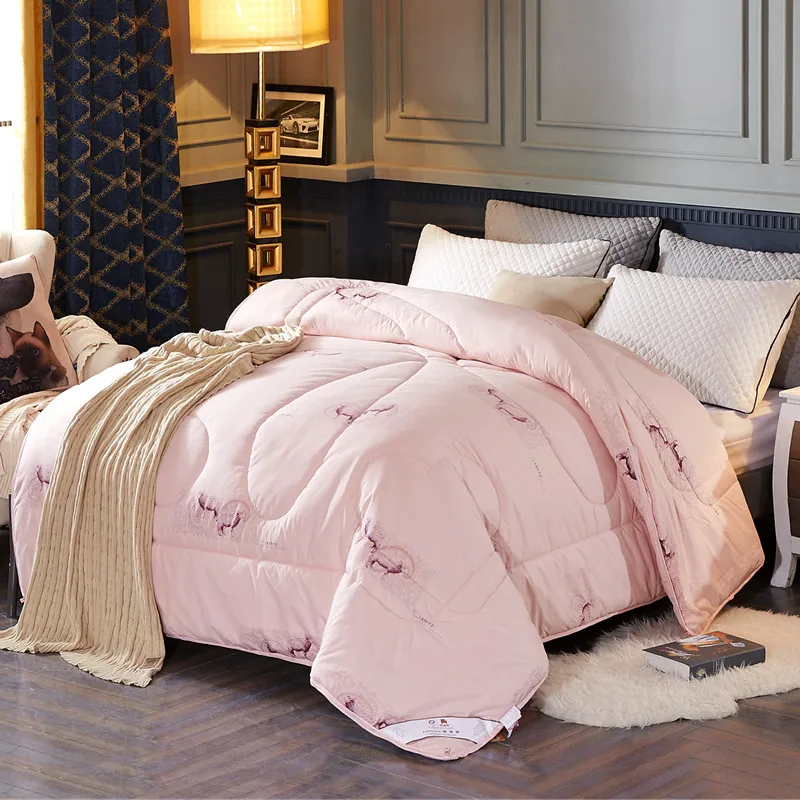 

New Fashion 3d Luxury Goose Down Duvet Quilted Quilt King Queen Full Size Comforter Winter Thick Blanket