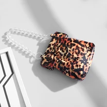 Сумка через плечо с леопардовым принтом, модная сумочка с бисером, дизайнерские сумки высокого качества, женские сумки-мессенджеры через плечо, Сумка с клапаном