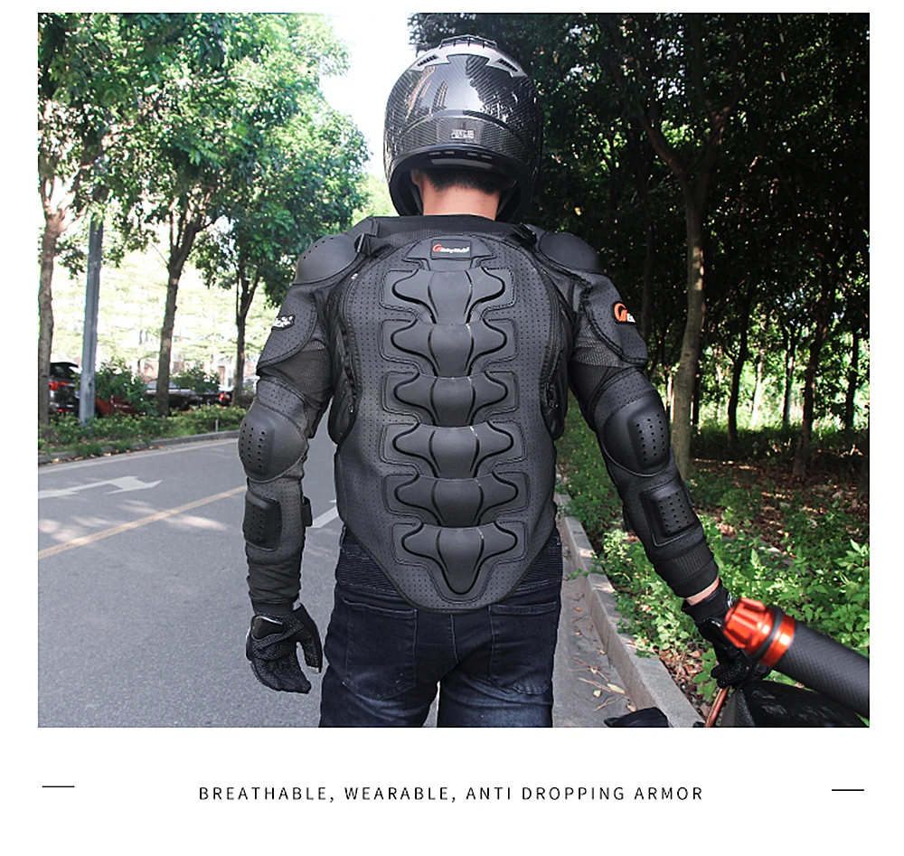Езда племя мотоцикл нательная защита для гонок куртка для мотокросса бездорожья защитная одежда Грудь протектор для позвоночника Шестерня HX-P13