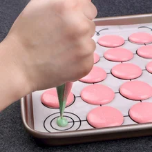 Многоразовый силиконовый коврик антипригарный коврик для выпечки термостойкий Коврик выпечка пирожных Макарон сковорода кондитерский торт коврик Инструменты для выпечки для кухни выпечка