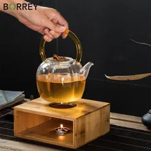 BORREY Bamboo Candle Warmer Insulation Base Coffee Teapot Heating Base Tea Stove Candle Holder Tea Accessories Dry Burning Table BORREY Bamboo Candle Warmer Insulation Base Coffee Teapot Heating Base Tea Stove Candle Holder Tea Accessories Dry Burning Table