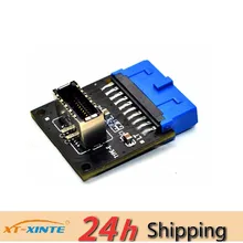 

Type C USB3.1 Front Panel Socket USB 3.0 19 Pin to TYPE-E 20Pin Header Extension Adapter for ASUS Motherboard PC Connector Riser