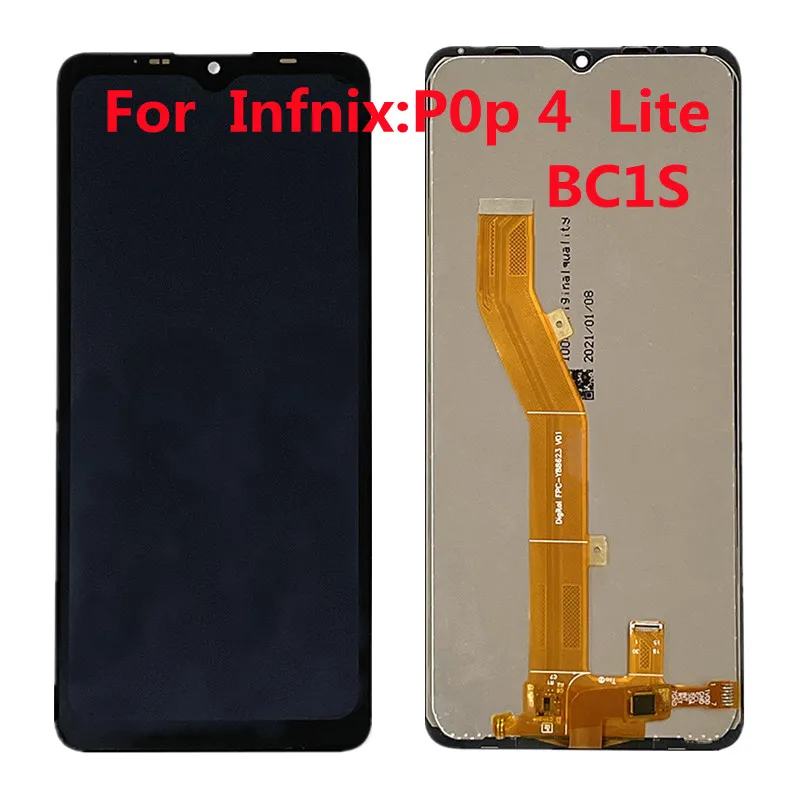 ЖК-дисплей 6,0 дюйма для Infinix Tecno Pop 4 BC2 BC2c, сенсорная панель, дигитайзер для Tecno Pop 4 Pop4 lte BC1S, сменный ЖК-дисплей