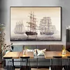 Schooner and Merchant Sailing Ships Printed on Canvas 1