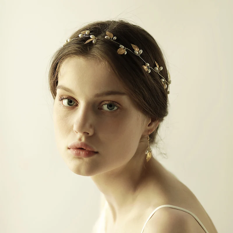 

O853-1 Custom headband jewelled pearl hairbands for women luxury bridal wedding hair accessories for girls