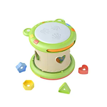 

Frog Music Hand Drum Early Education Children'S Lighting Story Toy Machine Multi-Function Puzzle Baby Hand Drum Musical Toys
