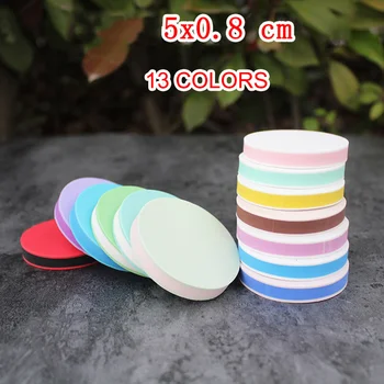 

1 Pcs Carving Rubber Stamp Round DIY Crafts Carved Blocks Eraser 5x0.8cm LFX-ING