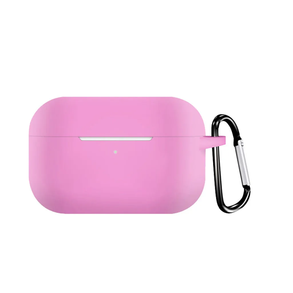 Силиконовый чехол для Airpods Pro, защитный кожаный чехол, беспроводной зарядный чехол для AirPods Pro, чехол для наушников, защита, 19NOV5