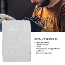 Тушь для бровей 25 шт одноразовая Татуировка чернила Палитра для красок Стенд татуировки Иглы Держатель головки контейнер косметика