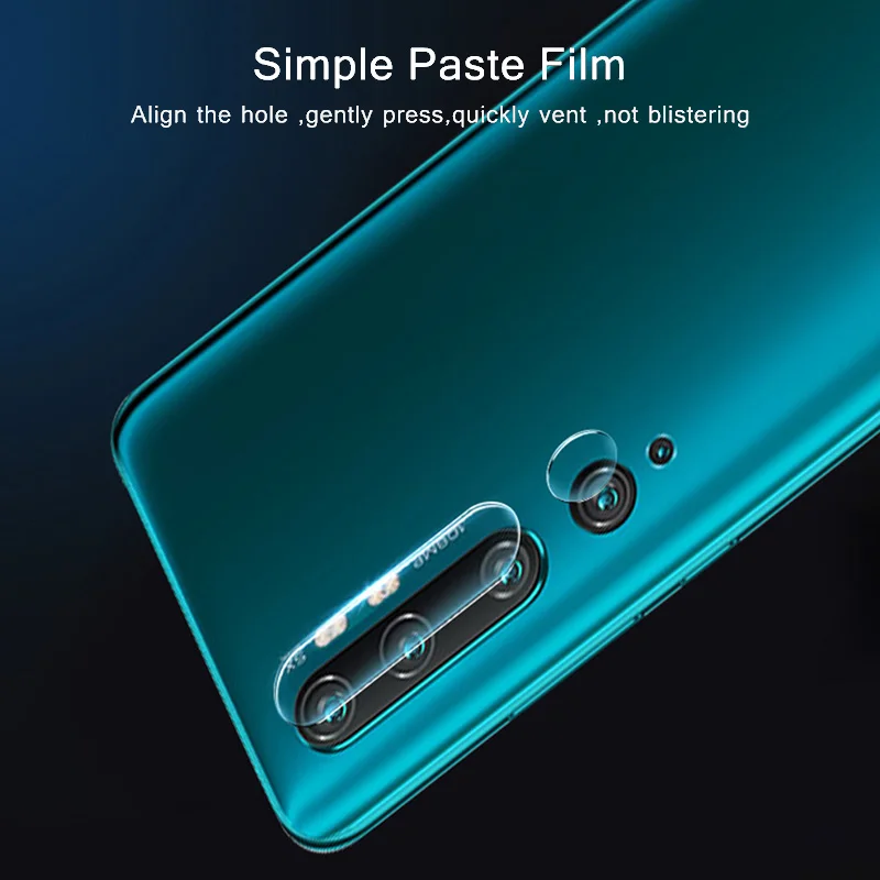 2 шт. Камера Стекло для Xiaomi mi Note 10 Pro(mi CC9 pro) объектив Экран протектор Полный красный лак Камера Стекло для mi Примечание 10 CC9 Pro
