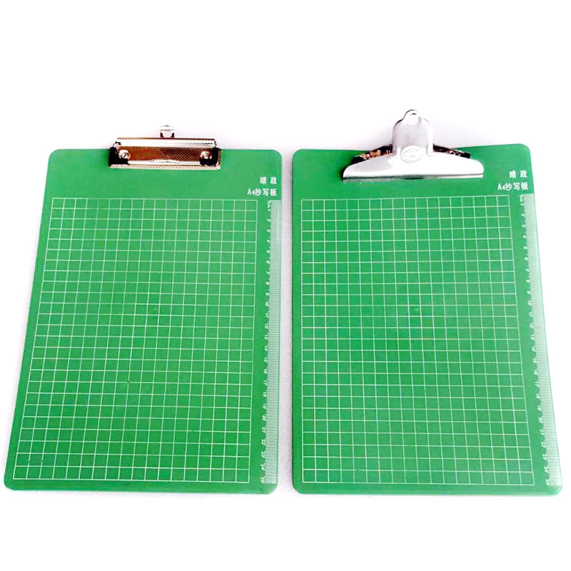 

A4 board clip point menu green flat clip vertical office plastic writing board copy board butterfly splint
