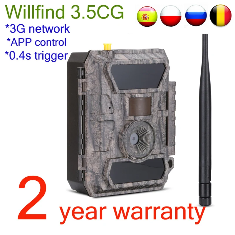 Willfine 3.5CG 3G модель охотничьи камеры IP66 Водонепроницаемые лесные наблюдения с APP