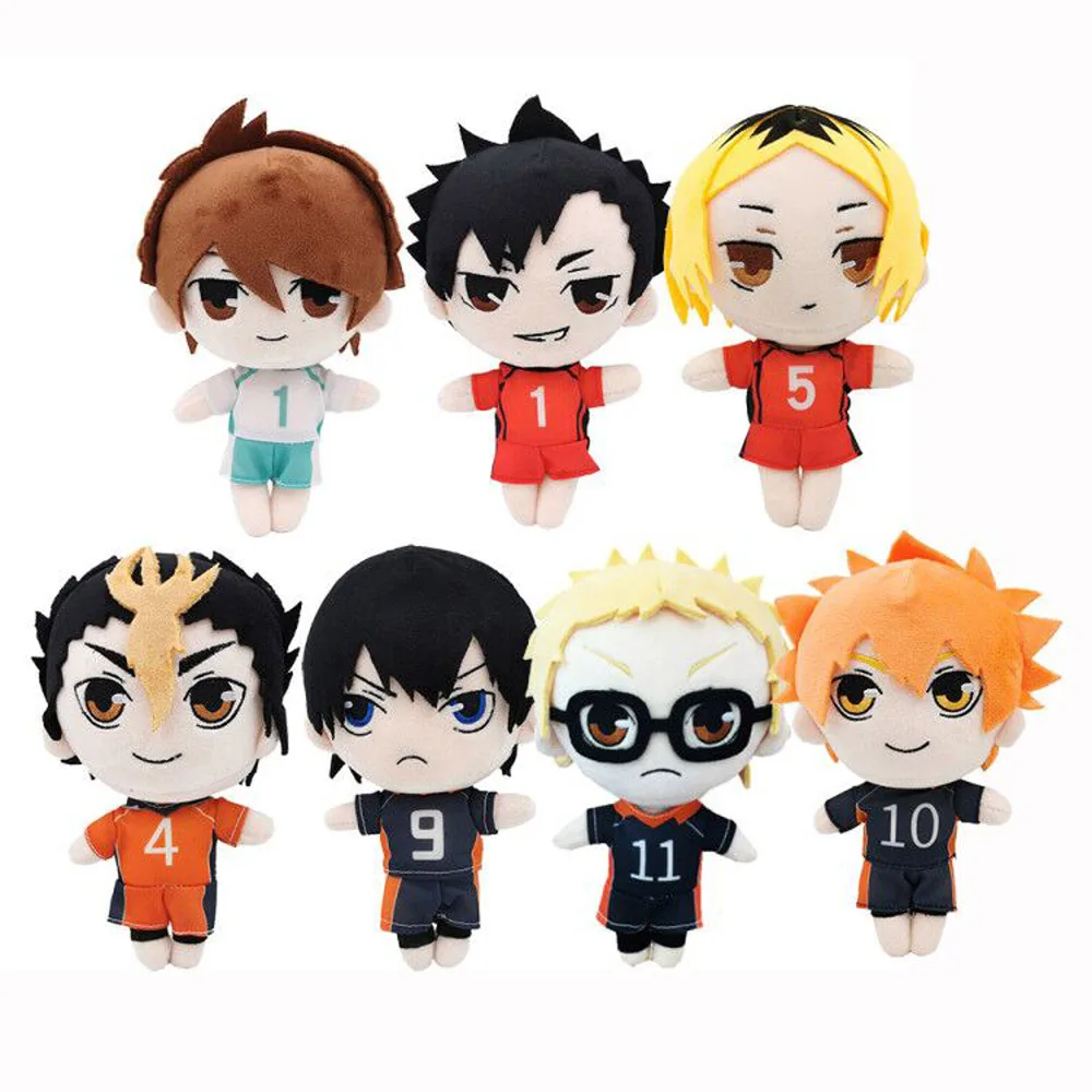 Haikyuu! Kenma Kozume Kageyama Tobio Hinata Syouyou Nishinoya Yuu Oikawa Tooru Tsukishima kei 20 см плюшевые игрушки в