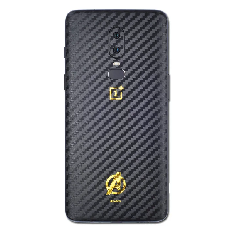 

For Onplus 5T Carbon Fiber Skins Film Wrap Phone Back Paste Sticker For Oneplus 5 5t Black Sticker