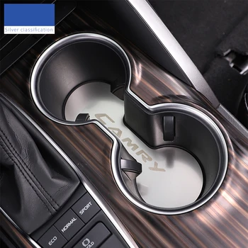 

Car Gear Water Cup Holder Trim Pad For Toyota Camry 70 XV70 2018 2019 2020 Auto Interior Decoration Mat Car Styling Accessories