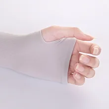 Ледяной рукав, летний, для езды на открытом воздухе, для вождения, без пальцев, защита от солнца, для мужчин и женщин, вискоза, защита от солнца, манжета для защиты рук, прохладное дыхание