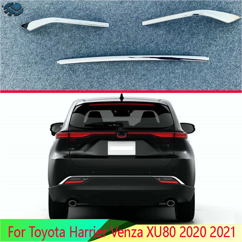 For Toyota Harrier Venza XU80 2020 2021 Car Accessories ABS Chrome Rear  Bumper Skid Protector Guard Plate - AliExpress Automobiles  Motorcycles