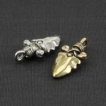 Копье щит латунный нож бусины зонтик веревка шнур стрелка кулон белый Паракорд аксессуар