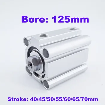 

smc type CQ2B/CDQ2B with magnet bore 125mm stroke 40/45/50/55/60/65/70mm compact double acting air cylinders for lifting