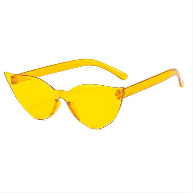 Yellow cat eye glasses Clearance