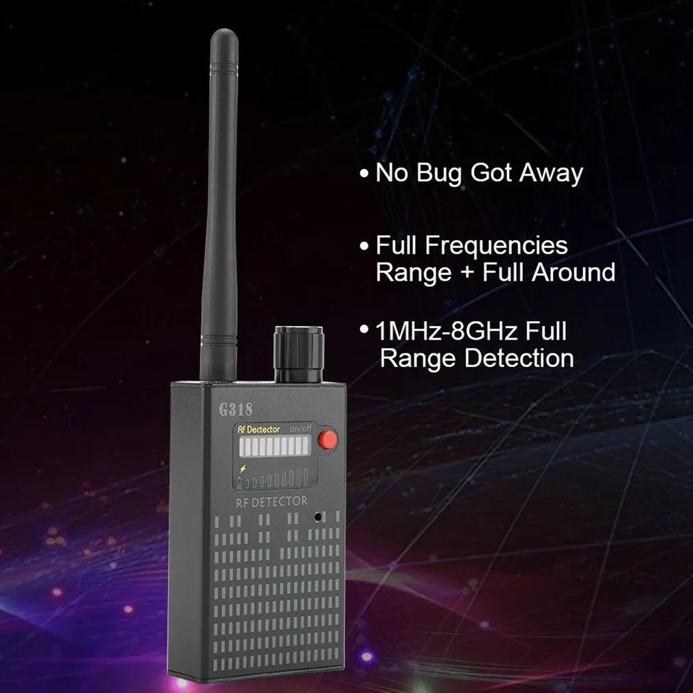 G318 Анти-шпион усиления сигнала детектор радиочастот шпион Ошибка gps трекер Трейсер с поиском Finder 2G 3g 4G Детектор