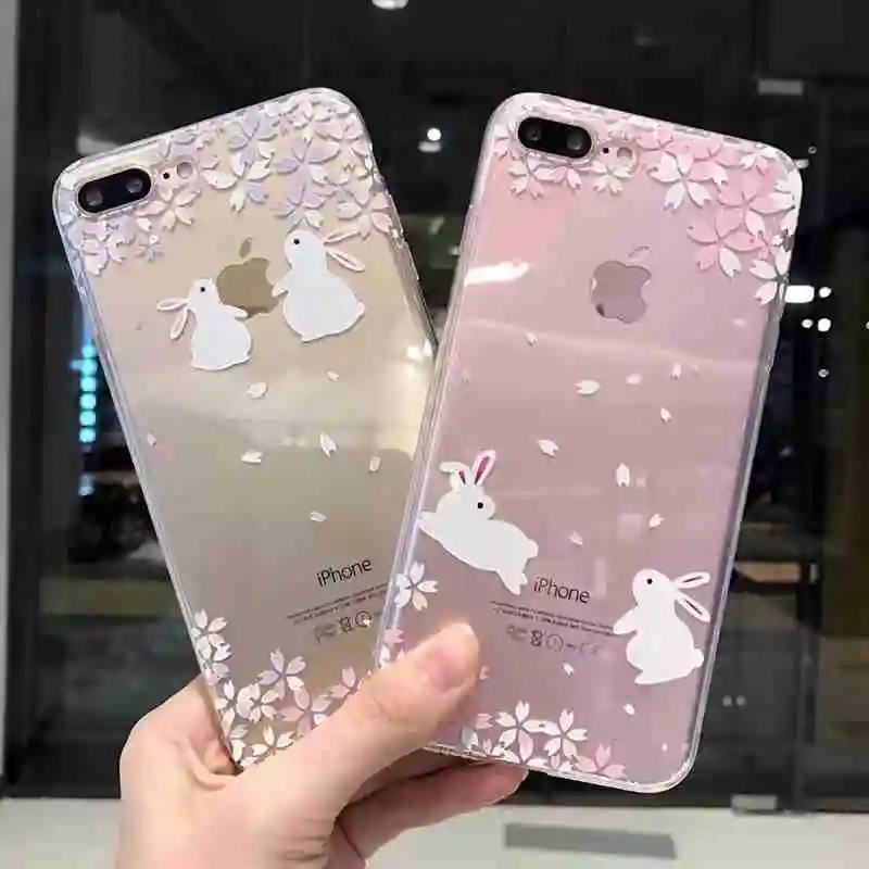 Кружева свадебное платье цветок для iphone 7 Чехол прозрачный ТПУ мягкий чехол 6 6S 8