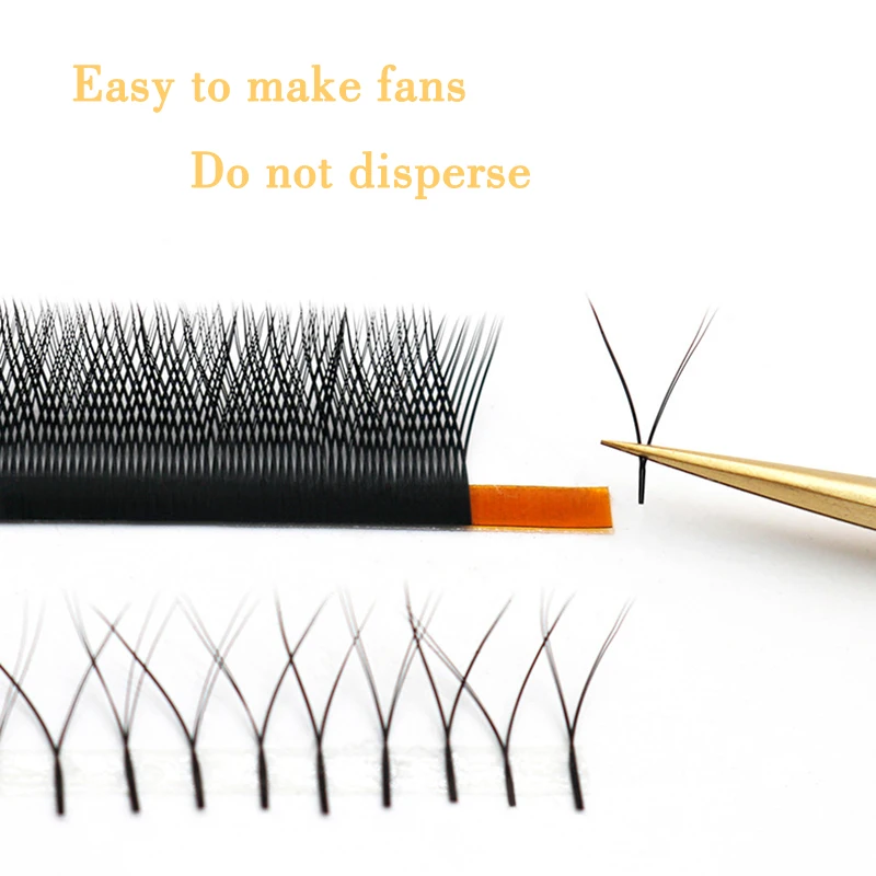 FAIRYTIS 12 Lines YY Lash Premium Matte Black C D CC DD Curl Individual Eyelashes Extension Faux Y-shaped Fluffy Lashes Makeup