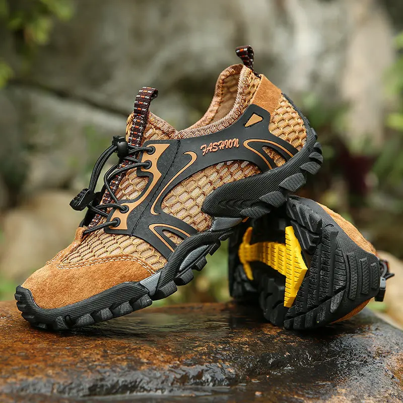Men's Outdoor Leisure Hiking Shoes Hiking Shoes Beach Wading Quick-Drying Rock Climbing Sports