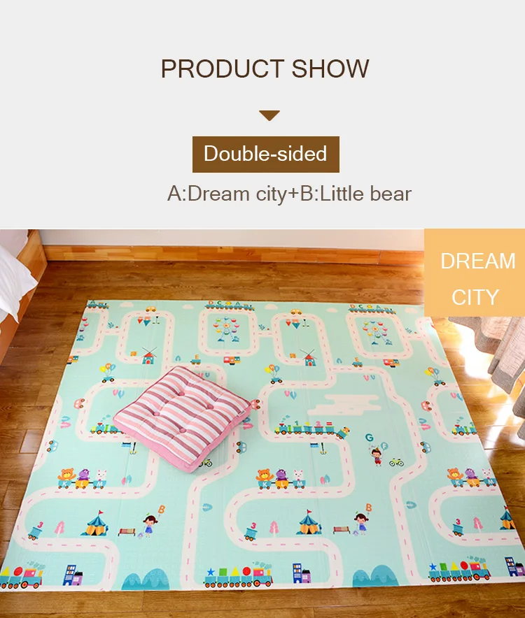 XPE Folding Children's Mat  Developing Crawling Baby Toys Carpet Climbing Game Floor Mat for Children Kids Rug