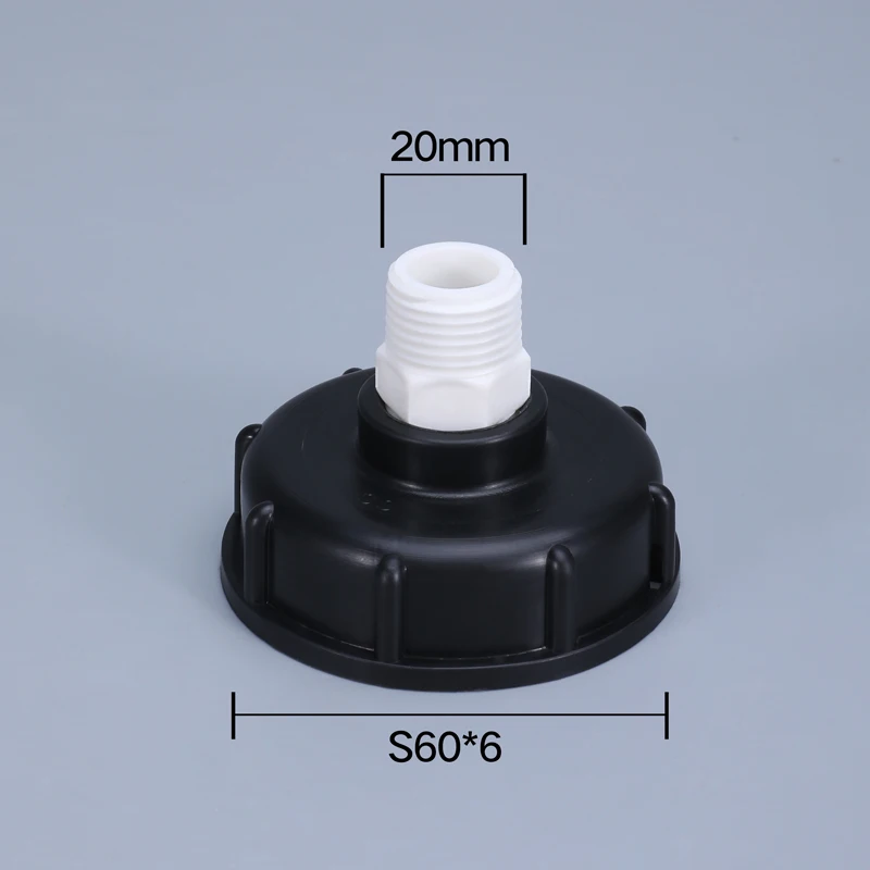 Adaptador IBC Polipropileno - 1 Pulgada, Para Tanques De Agua Y Riego