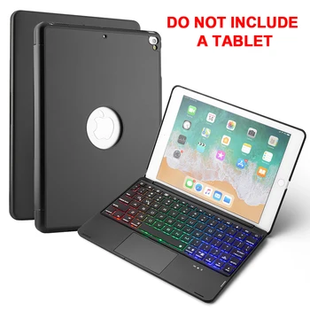 

7 Colors Backlit Keyboard Case For 2018 2017 New iPad 9.7 iPad Pro 9.7 iPad Air 1 iPad Air 2 Tablet Case with USA Keyboard