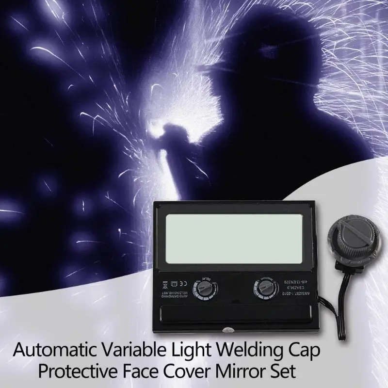 Welding Helmet Skillful Manufacture LCD Solar Auto Darkening Electric Welding Mask Shade Helmet for Welding Machine