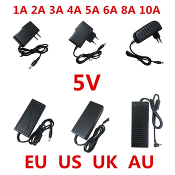 

LED Power Supply 5V 1A/2A/3A/6A/8A/10A Switching Adapter Lighting transformer WS2812B WS2812 WS2811 SK6812 LPD8806 Strip Light