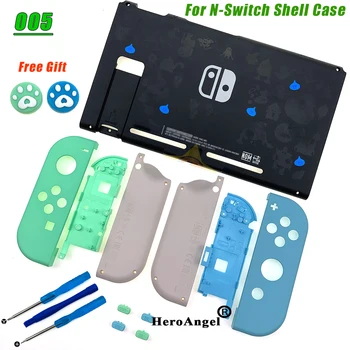 

Newest For Nintend Switch Animal Crossing Console Replacement Housing Shell Cover for Nitendo Switch Back Faceplate Case