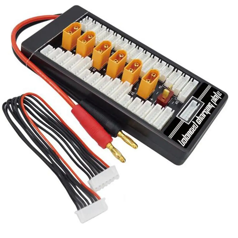 Hot Rc XT60 2S 6S Plug Lipo батарея параллельная зарядная плата для RC IMAX B6 зарядное