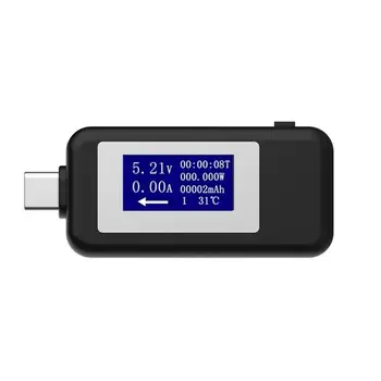 

Type-C Tester Multi-Function Dc Digital Voltage And Current Meter Usb Voltage Ammeter Current Meter Detection