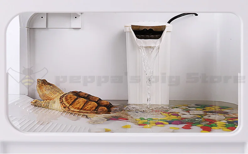 Роскошная вилла черепаха НДС с сушильным столом большая черепаха специальный НДС воды Земли бак бразильский клетка экологический бассейн разведение коробка
