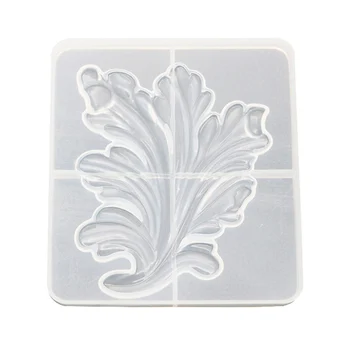 

2020 New Crystal Epoxy Glue Mold Pattern Leaf Decoration Mirror Silicone Mould DIY Handmade Crafts Making UV Resin Molds